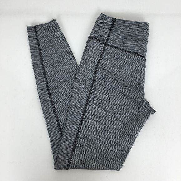 Nike Dri-Fit Gray Space Dye One Legend Full Length Leggings Women’s Size Medium - Picture 1 of 13